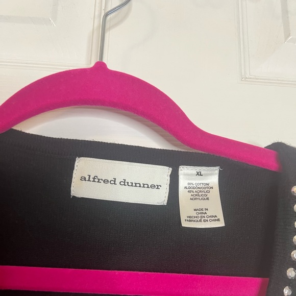 Alfred Dunner Black studded Jacket Size XL - Picture 2 of 7